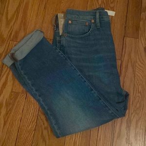 Madewell The Perfect Vintage Crop Jean NWT!!
